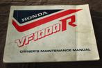 Honda VF1000R 1988 owner's maintenance service manual, Ophalen of Verzenden, Honda