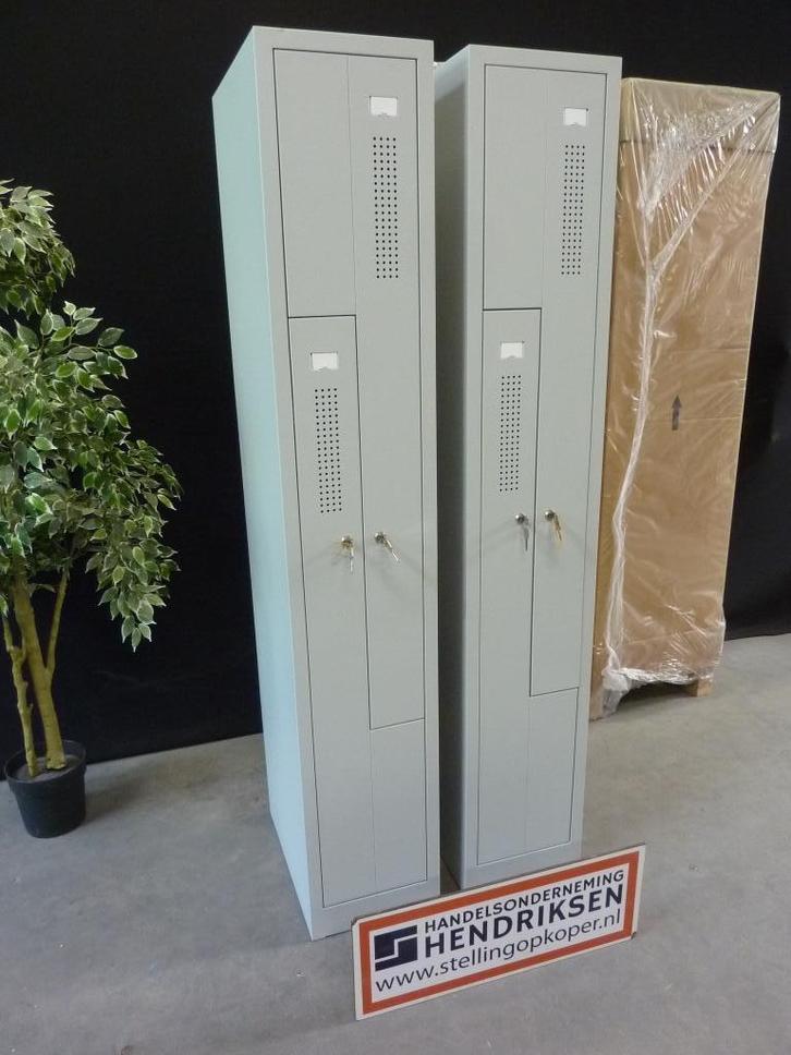 Nieuwe lockers / lockerkast / kledingkast 2-vaks met hang, Huis en Inrichting, Kasten | Lockerkasten, Nieuw, Ophalen of Verzenden