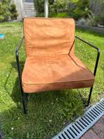 Mooie bruin-leren stoel, Huis en Inrichting, Fauteuils, Ophalen, Zo goed als nieuw