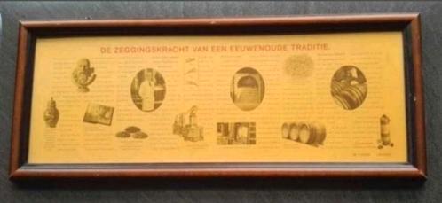Ingelijste reclame Bols Corenwyn - nummer 464/5000, Verzamelen, Merken en Reclamevoorwerpen, Gebruikt, Reclamebord, Ophalen of Verzenden