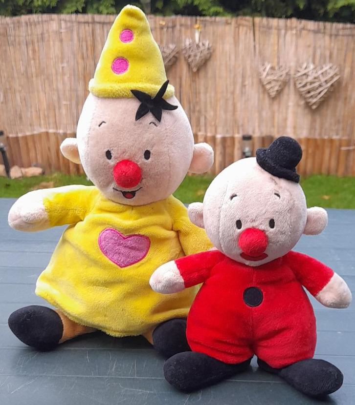 Bumba en Bumbalu plusche poppen, Kinderen en Baby's, Speelgoed | Knuffels en Pluche, Zo goed als nieuw, Overige typen, Ophalen of Verzenden