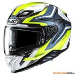 HJC F71 Fes Integraalhelm, Geel-Blauw, Ophalen of Verzenden, Nieuw met kaartje
