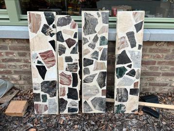 Vintage mosaic vensterbanken beschikbaar voor biedingen