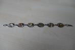 armband met goudtopaas stenen, Ophalen of Verzenden, Nieuw, Overige materialen