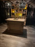 Geloogd grenen bar barset antiek uniek mancave overkapping, Huis en Inrichting, Ophalen of Verzenden, Gebruikt