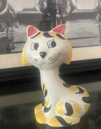 Vintage Coop Italy Spaarpot - Handgeschilderde Kat, Verzamelen, Spaarpotten, Ophalen of Verzenden, Gebruikt, Steen, Aardewerk of Keramiek