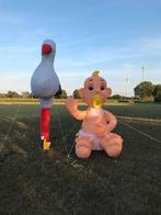 Opblaasbare Ooievaar, Opblaasbare Baby, Geboorte, Oldenzaal, Ophalen, Zo goed als nieuw, Geboorte of Huwelijk