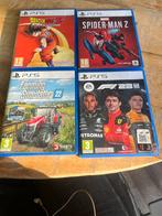 PS5 Games: F1 23, Spider-Man 2, Dragonball Z, Farming Sim, Spelcomputers en Games, Ophalen, Zo goed als nieuw