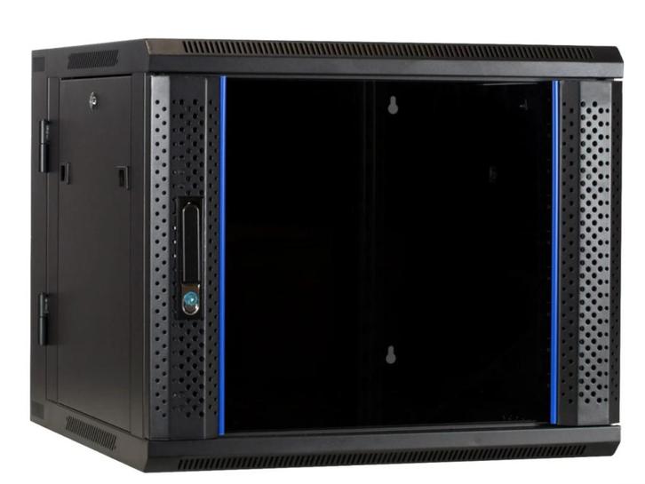 9U server wandkast (kantelbaar) met glazen deur, Computers en Software, Overige Computers en Software, Nieuw, Ophalen
