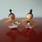 Set van 2 Kokeshi Poppetjes, Antiek en Kunst, Ophalen of Verzenden