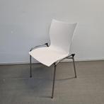 set 2x Casala stoel / kantoorstoelen - kunststof wit, Huis en Inrichting, Stoelen, Ophalen, Gebruikt, Kunststof, Vijf, Zes of meer stoelen