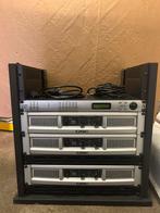 QSC 2x GX3 & 1x GX5 Versterkers & DCP 3060 versterkers, Ophalen, Gebruikt, Audio