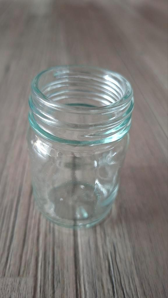 Glazen potjes zonder deksel - ongeveer 115 stuks, Huis en Inrichting, Keuken | Keukenbenodigdheden, Gebruikt, Ophalen of Verzenden