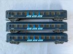 3x Jouef NS Plan K intercity wagons, Gebruikt, Gelijkstroom, Jouef, Wagon