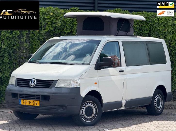 Volkswagen Transporter 1.9 TDI Camper T5, Caravans en Kamperen, Campers, Bedrijf, Volkswagen, Diesel
