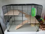 Hamsterkooi met glazen bak, Minder dan 60 cm, Kooi, Minder dan 75 cm, Ophalen of Verzenden