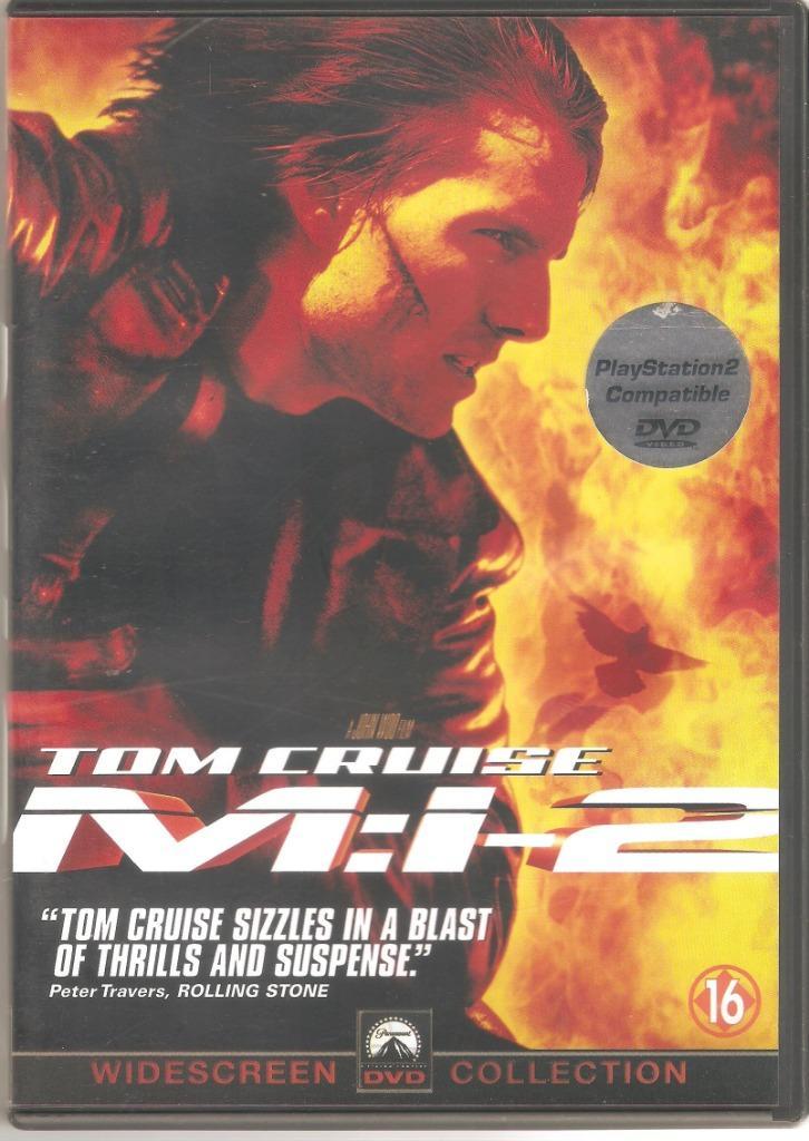 Mission: Impossible 2 - John Woo ( Tom Cruise ), Cd's en Dvd's, Dvd's | Actie, Zo goed als nieuw, Actiethriller, Vanaf 12 jaar