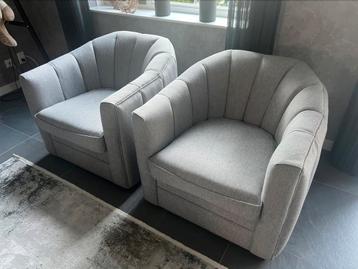 2 x Rivièra Maison Fauteuil St. Lewis Mélane Weave kleur Fog beschikbaar voor biedingen