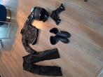Echt leren motorpak inclusief Helm, schoenen en handschoenen, Ophalen, Tweedehands, Handschoenen