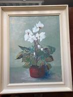 Sprankelende witte bloemen door Brink, Antiek en Kunst, Kunst | Schilderijen | Klassiek, Ophalen of Verzenden