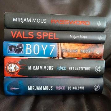Vijfmaal Mirjam Mous hardcover boeken €12 totaal  beschikbaar voor biedingen