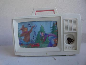 TV muziekdoos, antiek, kinderspeelgoed, jaren 60 beschikbaar voor biedingen