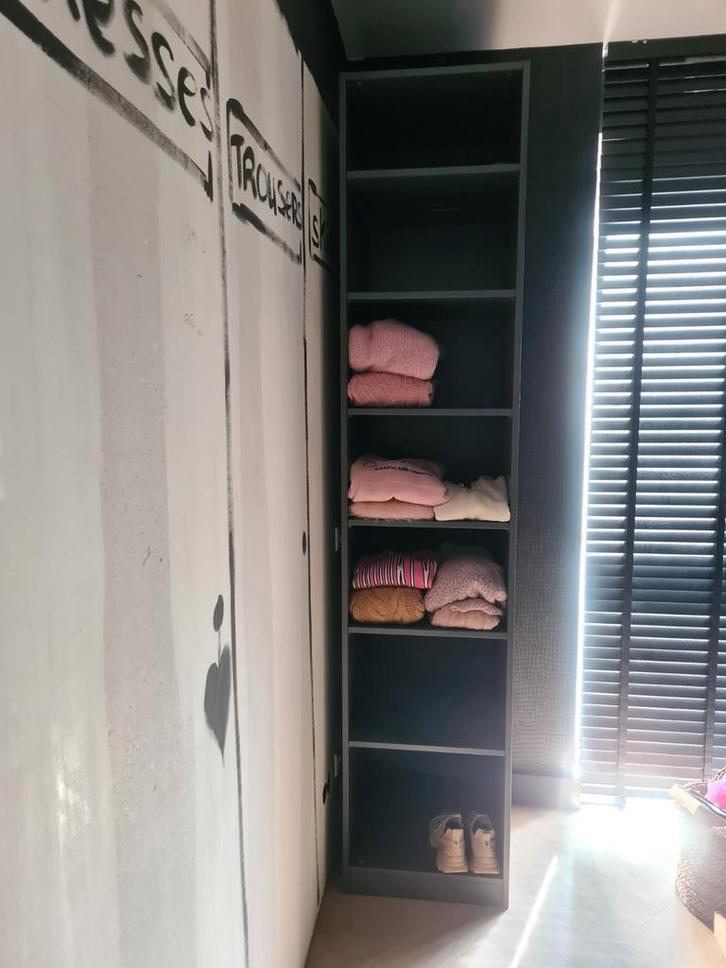 Grijze Pax kast ikea grijs, Huis en Inrichting, Kasten | Roldeurkasten en Archiefkasten, Zo goed als nieuw, 200 cm of meer, 50 tot 100 cm