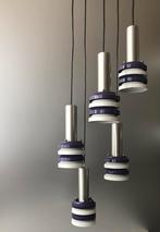 Lakro cascade lamp 70s purple silence of the lamps, Gebruikt, Mid century modern vintage design, Ophalen of Verzenden, Metaal