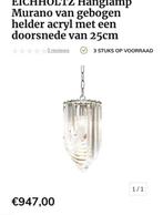 Eichholtz Murano Hanglamp, Huis en Inrichting, Nieuw, Ophalen of Verzenden, Glas, Modern