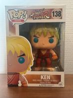Funko Pop Games Street Fighter Ken #138, Ophalen of Verzenden, Zo goed als nieuw