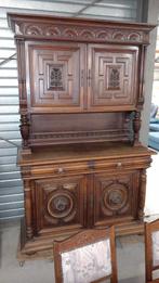 Antieke Eikenhouten Buffetkast, Antiek, 100 tot 150 cm, Eikenhout, Ophalen of Verzenden