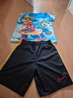 Super Mario Set + Nike Short 152, Kinderen en Baby's, Ophalen of Verzenden, Zo goed als nieuw, Nike, Jongen of Meisje