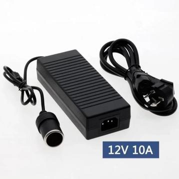 Omvormer - Auto Power Adapter – AC naar DC 12V 10A Voeding beschikbaar voor biedingen