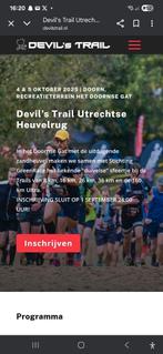 Startbewijs Devil's trail 5 oktober a.s. 8 km Doorn, Tickets en Kaartjes, Eén persoon, Ticket of Toegangskaart