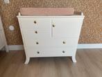 Vintage commode cremekleurig, Ophalen, Gebruikt, 50 tot 70 cm, 100 cm of meer