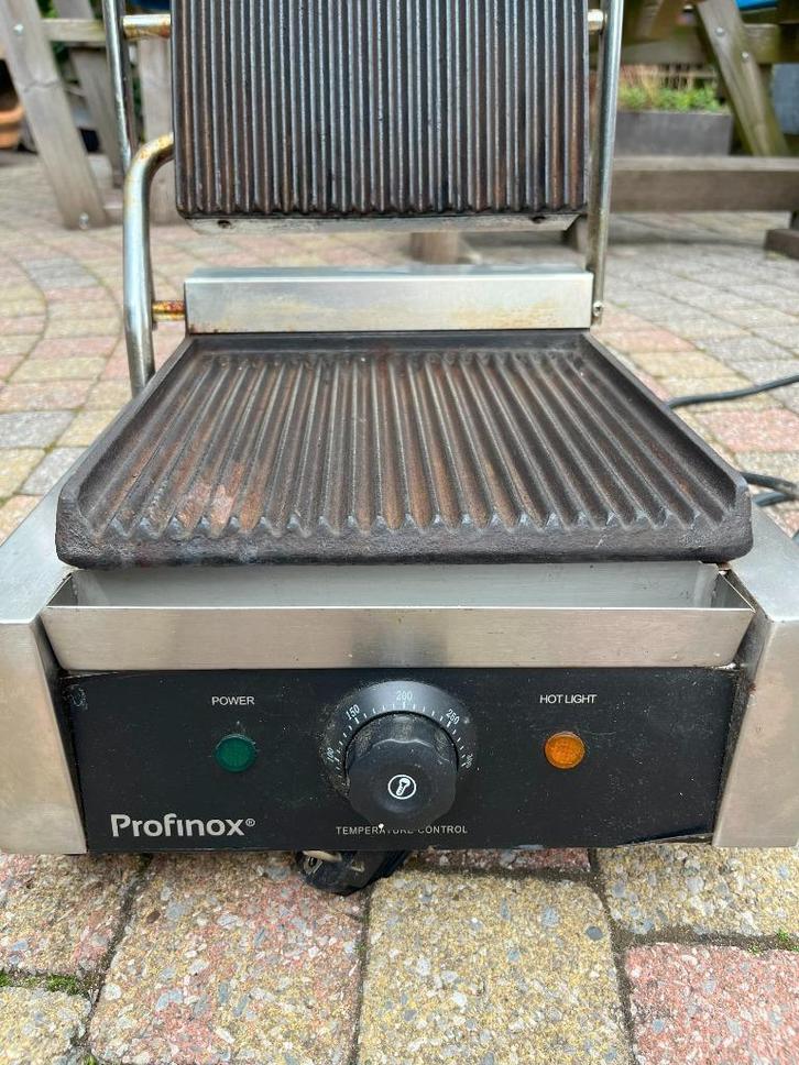 PROFINOX CONTACTGRILL - Horeca, Witgoed en Apparatuur, Contactgrills, Gebruikt, Ophalen