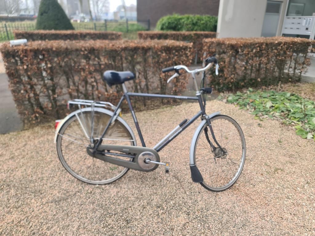 Te koop prima fiets heren. Batavus met een lichtgrijze kleur, Ophalen of Verzenden, Gebruikt, Overige merken