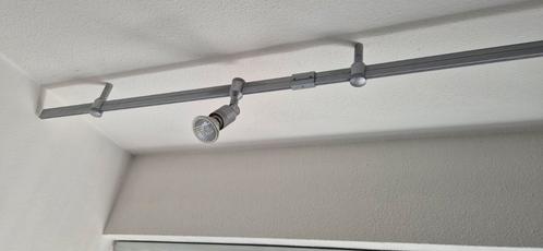 Spots en rail, Huis en Inrichting, Lampen | Spots, Gebruikt, Ophalen