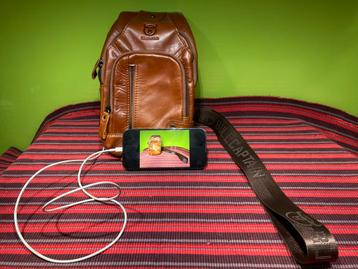 Bullcaptain Leren Crossbody Tas - USB Oplaadpoort beschikbaar voor biedingen