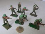 Vintage Crescent Toys U.S. SOLDIERS 7 X., Ophalen of Verzenden, Gebruikt, 1:35 tot 1:50, Figuur of Figuren