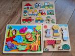 Set van 3 houten puzzels, Ophalen, 2 tot 4 jaar, Gebruikt, Van hout