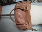 bruine leren manfield tas, Sieraden, Tassen en Uiterlijk, Tassen | Schoudertassen, Gebruikt, Bruin, Leer, Ophalen