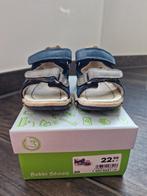 Te koop: blauwe/grijze jongens sandalen maat 20 Bobbi Shoes, Schoentjes, Gebruikt, Ophalen of Verzenden, Jongetje