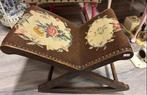 Vintage Gobelin Voetenbankje, Ophalen of Verzenden