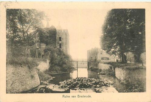 (701-112-037) Santpoort Ruine van Brederode, Verzamelen, Ansichtkaarten | Nederland, Noord-Holland, Verzenden