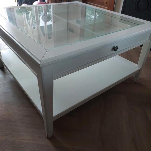 Liatorp salontafel 93 cm x 93 cm x 51 cm, Huis en Inrichting, Tafels | Salontafels, Gebruikt, 50 tot 75 cm, 50 tot 100 cm, 50 tot 100 cm