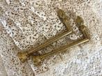 Set van 2 vintage Franse messing gordijnhouders, Ophalen of Verzenden, Zo goed als nieuw