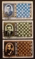 MONGOLIË - schaken 1986, Verzenden, Gestempeld, Centraal-Azië