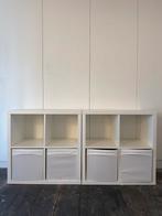 2x Kallax Ikea Kast Wit 77x77 cm, Ophalen, Met plank(en), Kunststof, 50 tot 100 cm