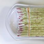 Asperge schaal Barbotine Majolica presenteer schaal, Huis en Inrichting, Ophalen of Verzenden, Zo goed als nieuw